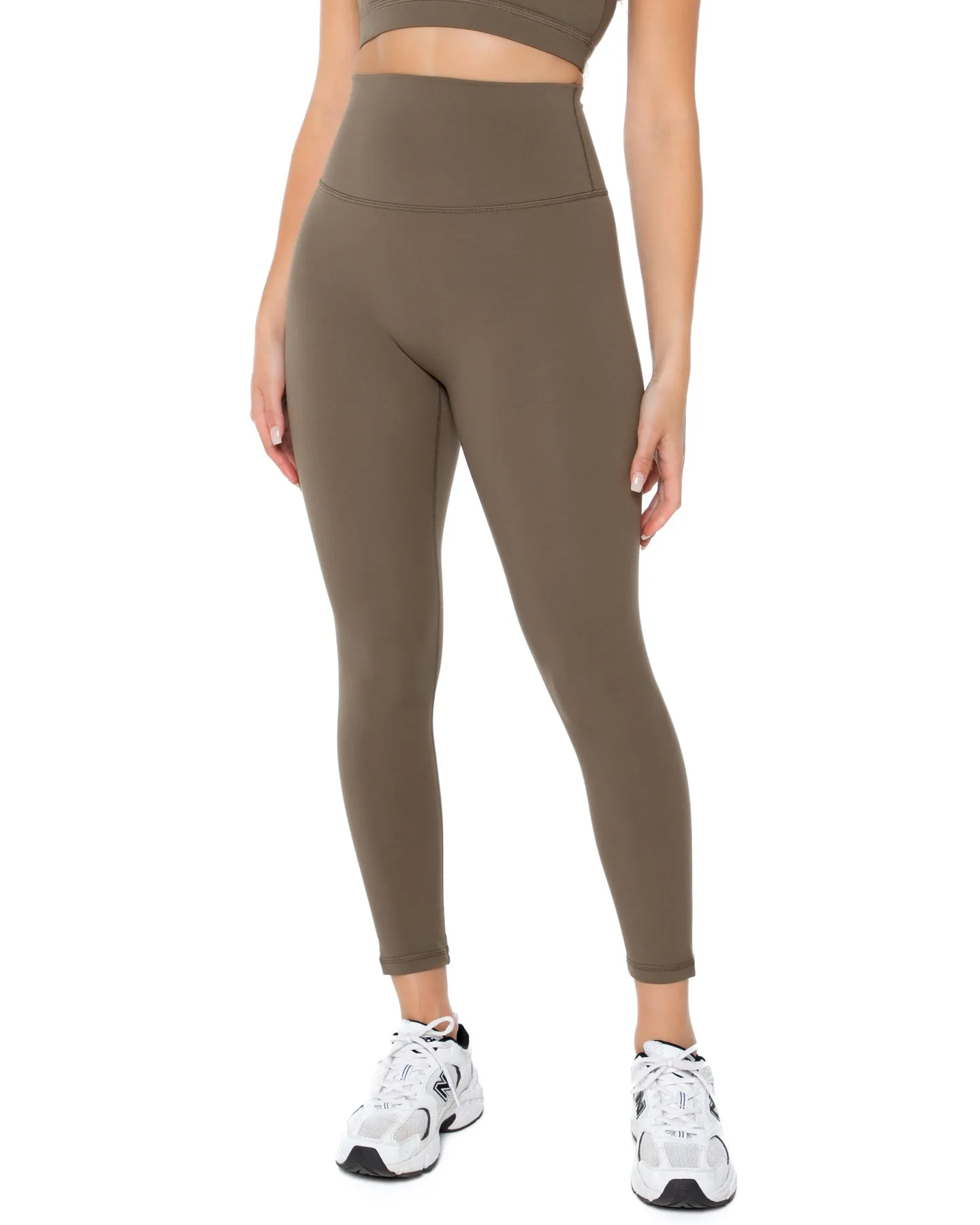7/8 Aura Scrunch Leggings - Dusty Khaki sold by Elite Eleven