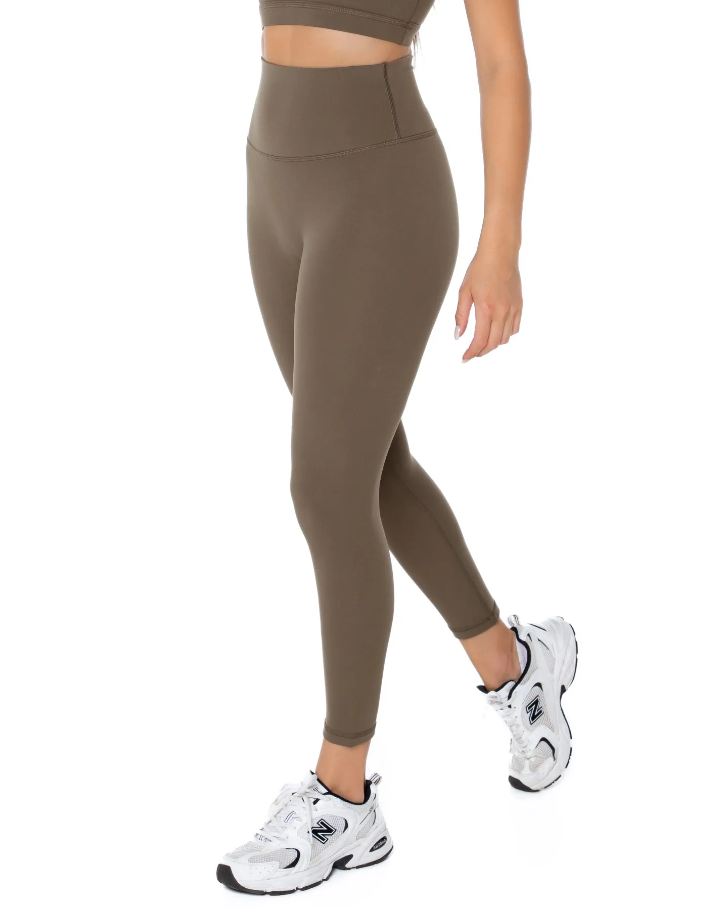 7/8 Aura Scrunch Leggings - Dusty Khaki sold by Elite Eleven product image thumbnail 5