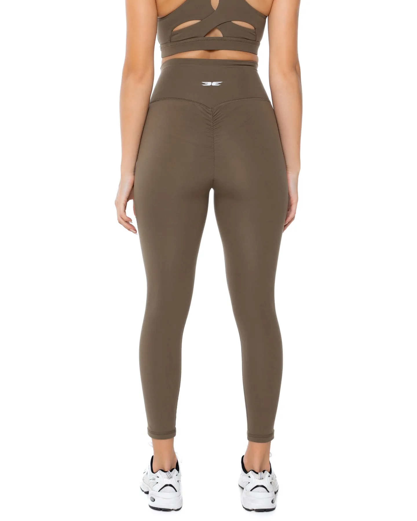 7/8 Aura Scrunch Leggings - Dusty Khaki sold by Elite Eleven product image thumbnail 3