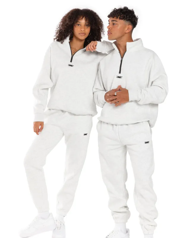 Classic 1/4 Zip - Polar Grey sold by Elite Eleven
