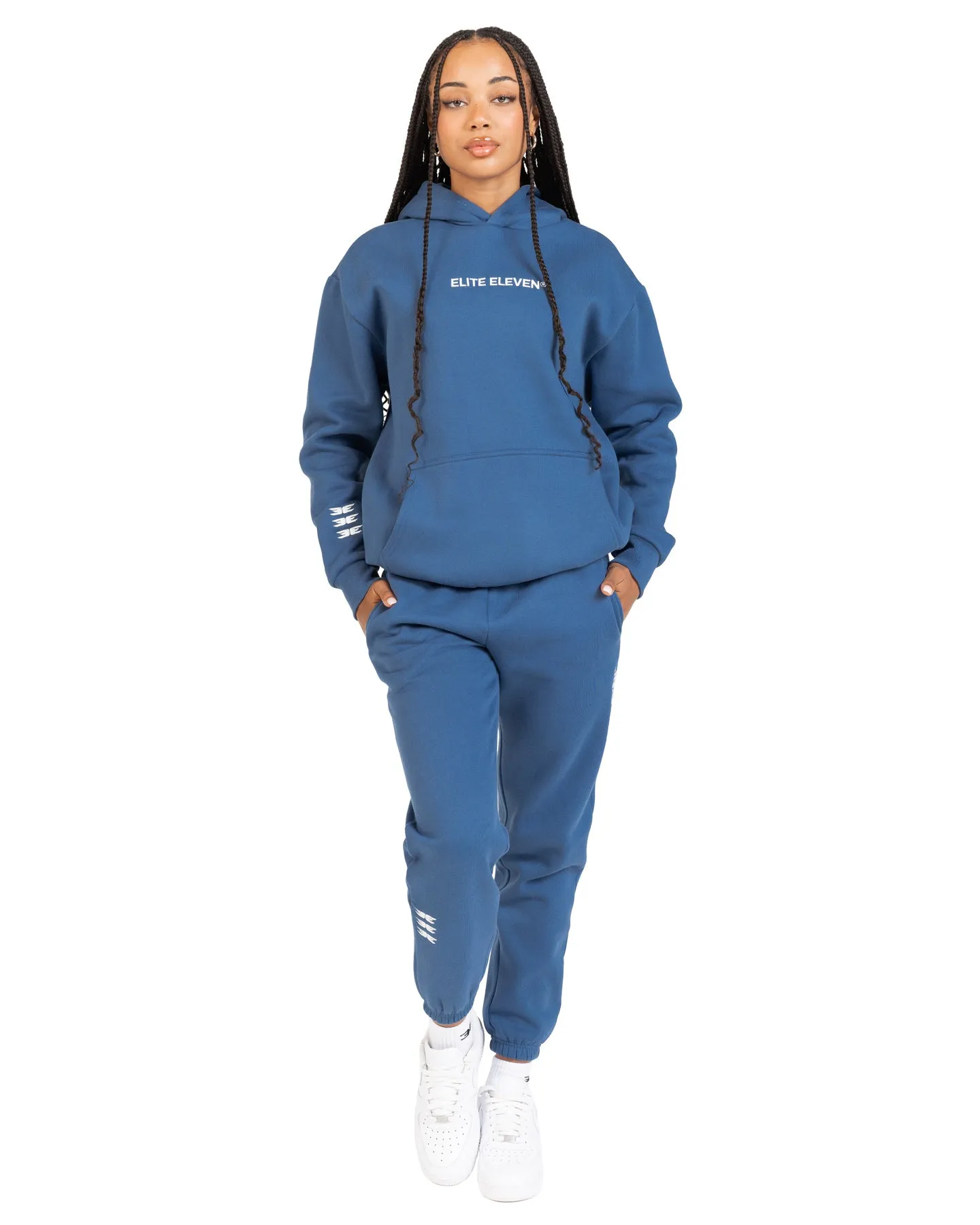 Registered Hoodie - Mid Blue sold by Elite Eleven product image thumbnail 4