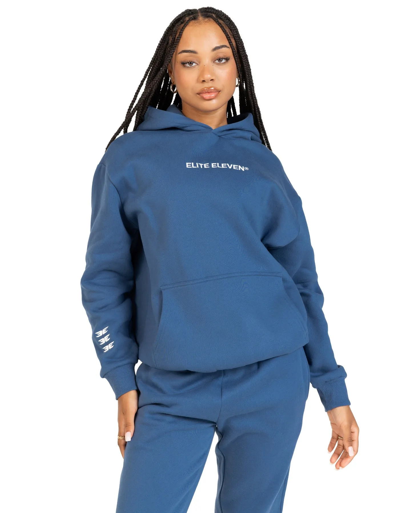 Registered Hoodie - Mid Blue sold by Elite Eleven product image thumbnail 2