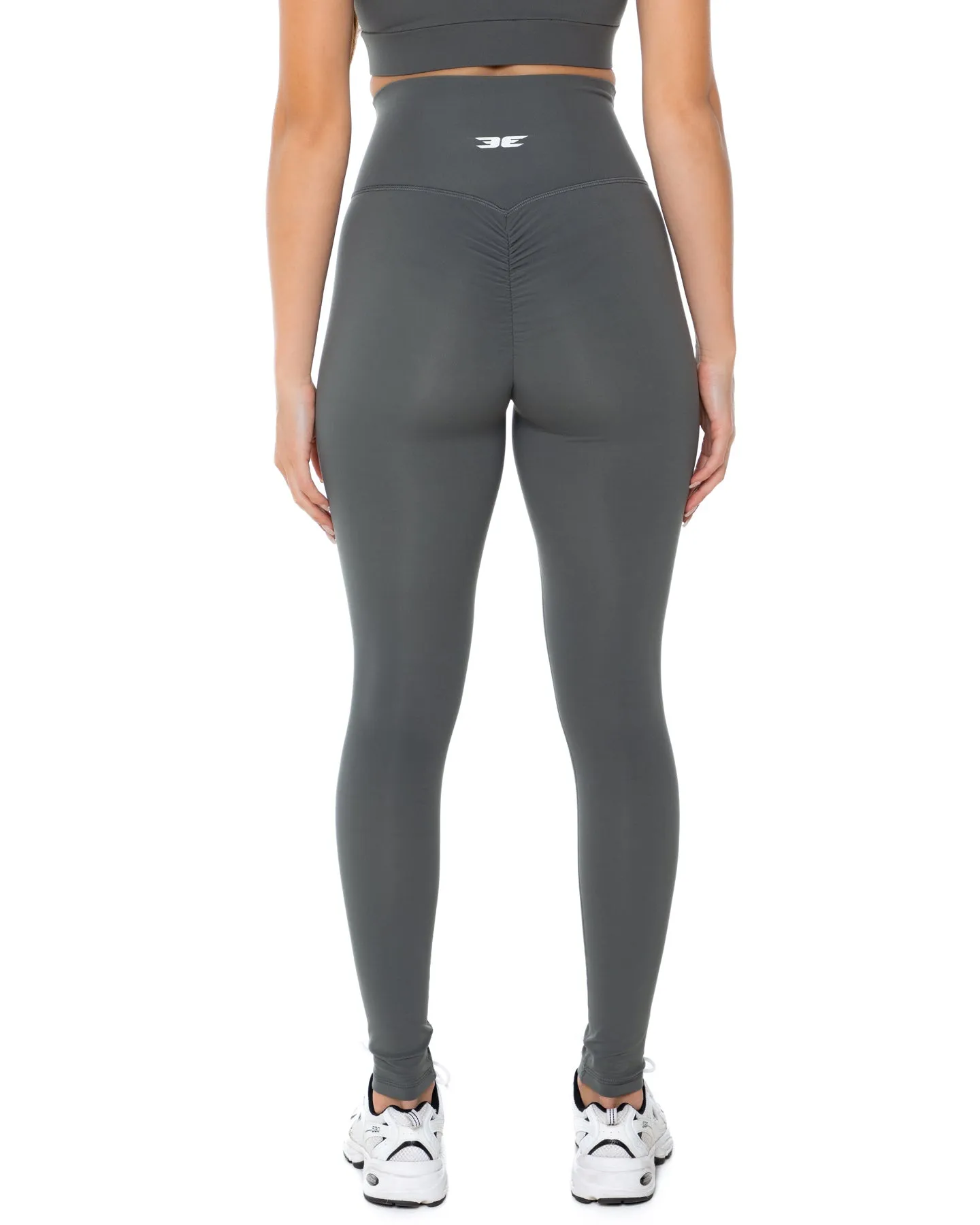 Aura Scrunch Leggings - Cloud Grey sold by Elite Eleven product image thumbnail 5
