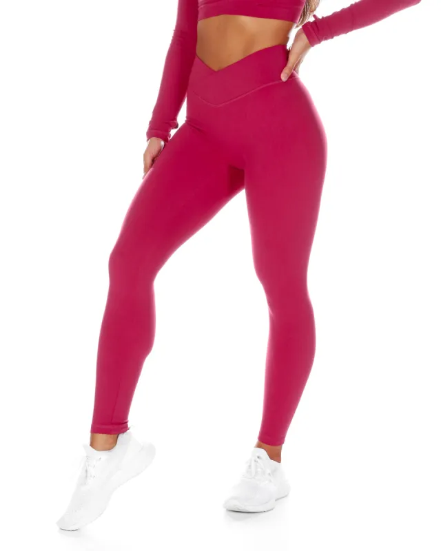 Cross Over Leggings - Purple sold by Elite Eleven