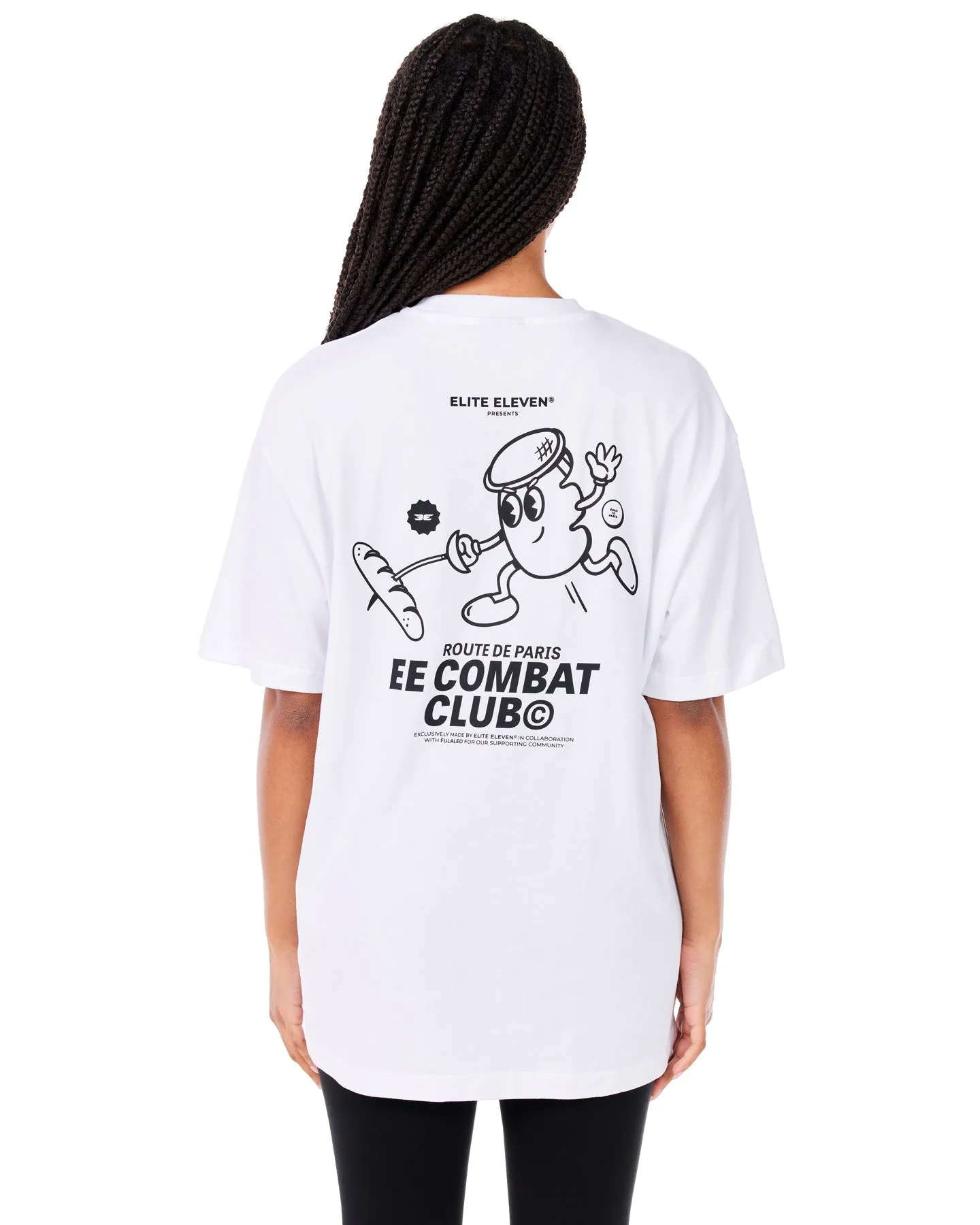 Combat Club Tee - White sold by Elite Eleven product image thumbnail 4