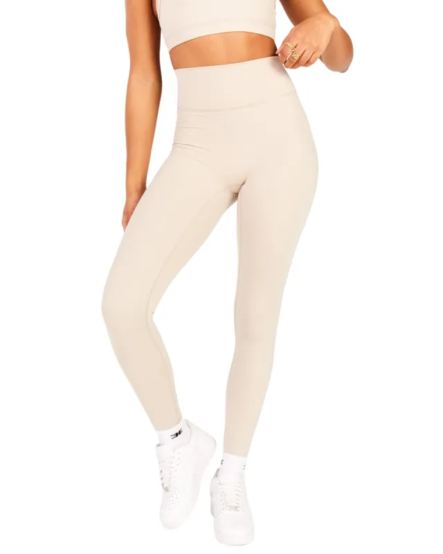 Aura SF Leggings - Oat Latte sold by Elite Eleven
