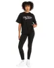 Women's Script Oversized Tee - Black / Pink sold by Elite Eleven