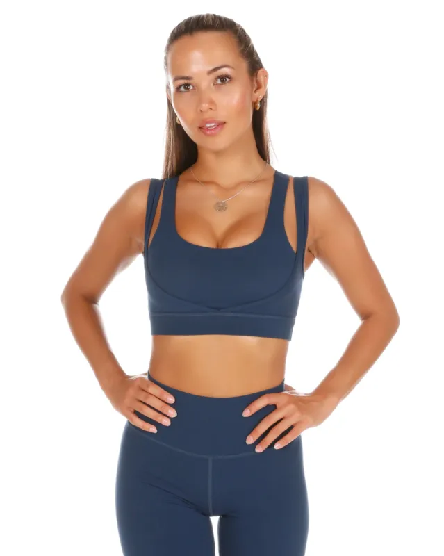 Dual Strap Bra - Navy sold by Elite Eleven
