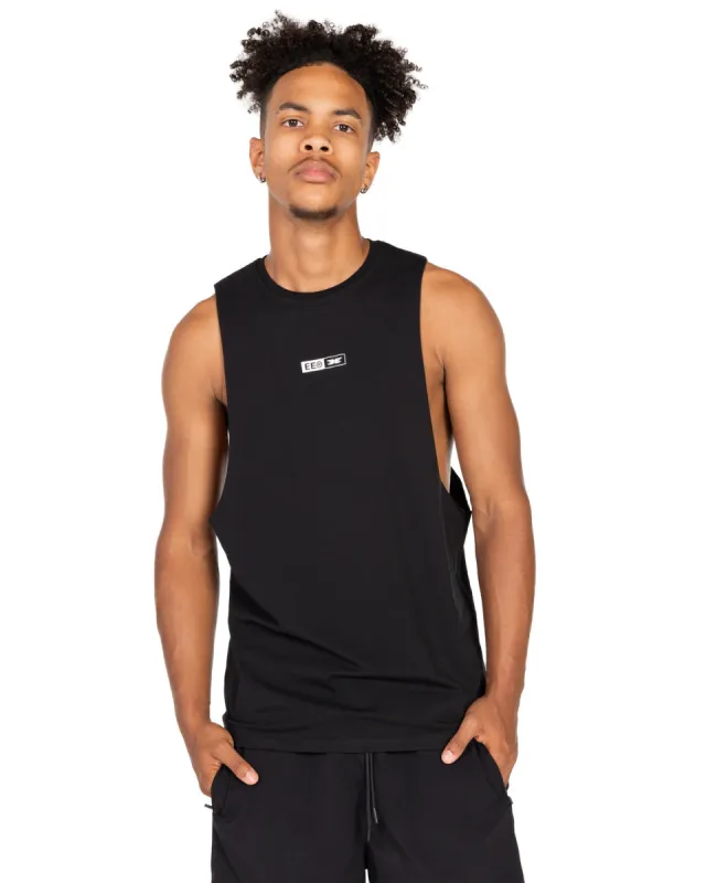 Staple Drop Arm Tank - Black sold by Elite Eleven