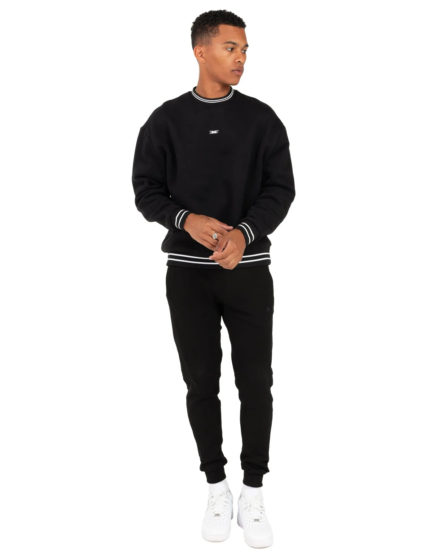 Alpine Heavyweight Crewneck - Black sold by Elite Eleven product image thumbnail 5