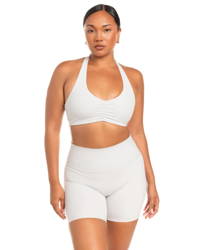 Halter Scrunch Bra - Moonlight Grey sold by Elite Eleven