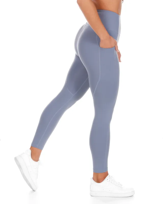 7/8 Lunar Ascend Leggings - Blue sold by Elite Eleven