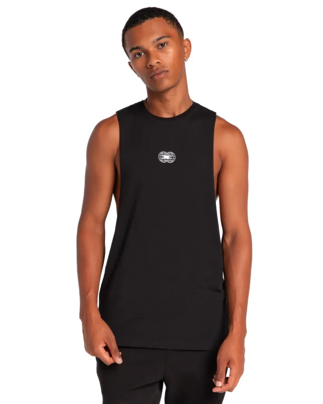 Global Athletics Drop Tank - Black sold by Elite Eleven