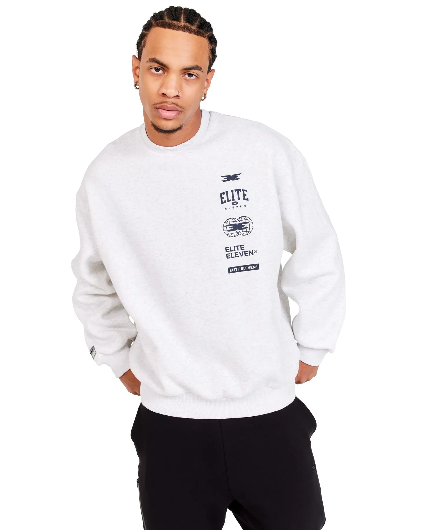 Collective Crewneck - Polar Grey sold by Elite Eleven