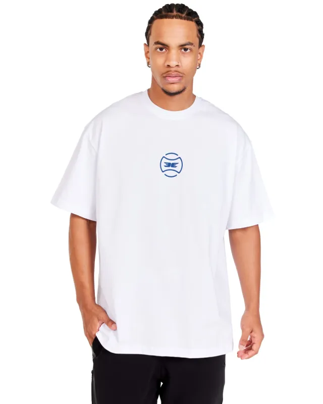 EE Tennis Oversized Tee - White sold by Elite Eleven