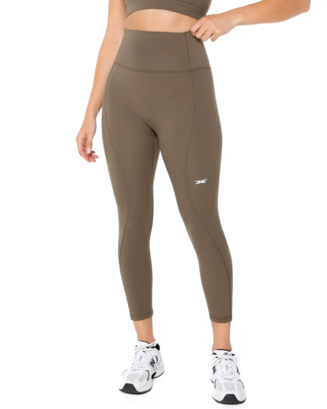7/8 Curve Leggings - Dusty Khaki sold by Elite Eleven