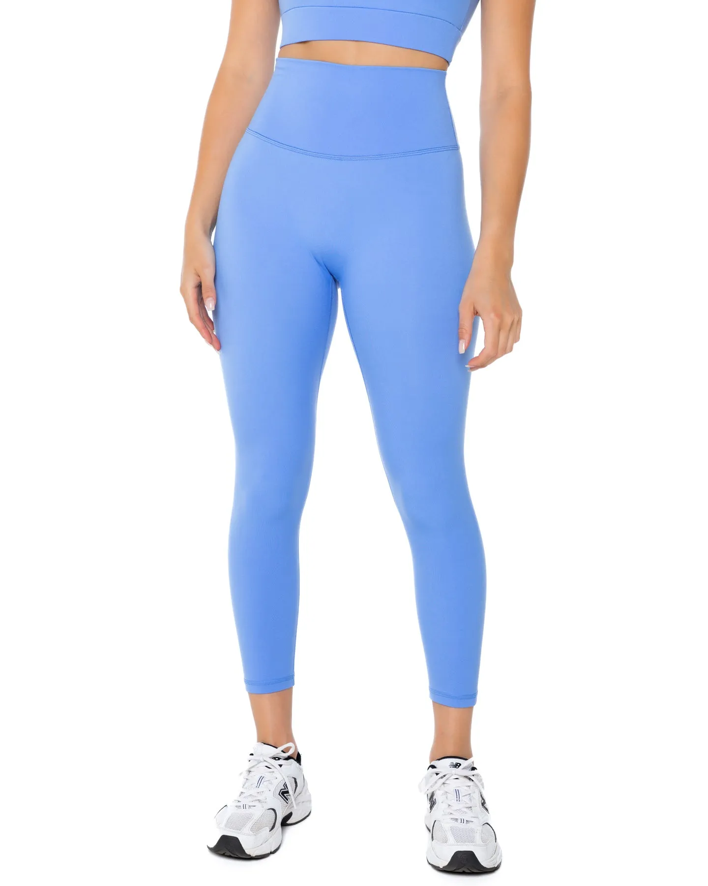7/8 Aura Scrunch Leggings - Powder Blue sold by Elite Eleven