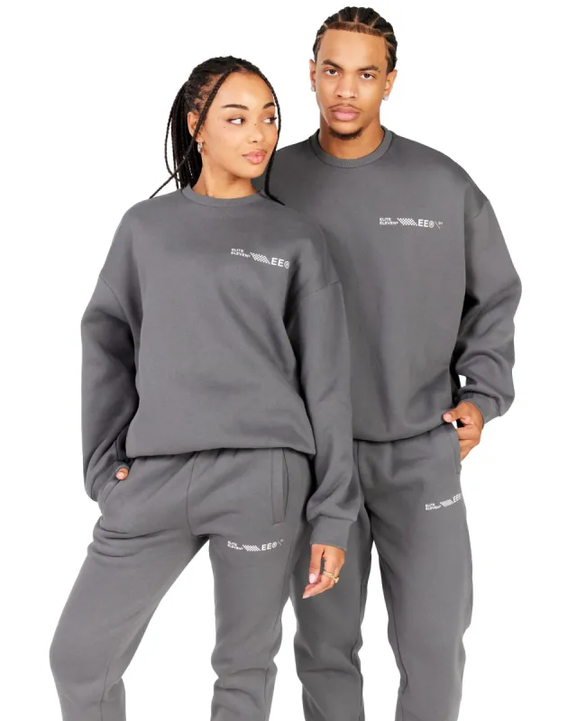 Capital V2 Crewneck - Cool Slate sold by Elite Eleven