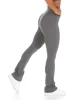 Cross Over Flare Leggings - Cloud Grey sold by Elite Eleven