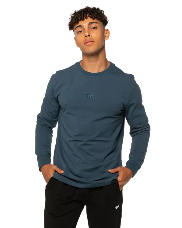 EE Long Sleeve Tee - Deep Blue sold by Elite Eleven