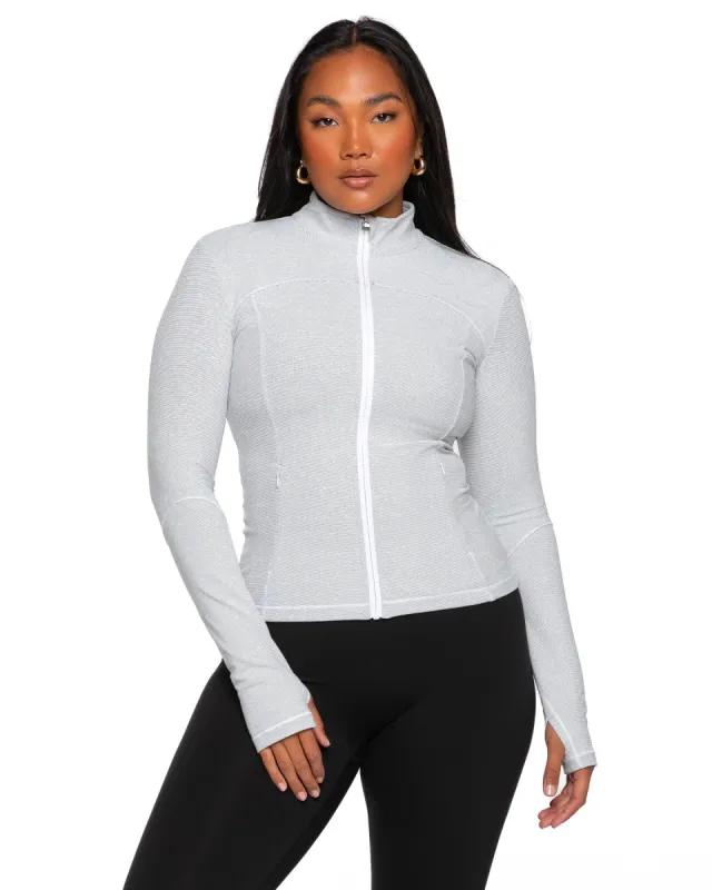 Aura Jacket - White Marl sold by Elite Eleven