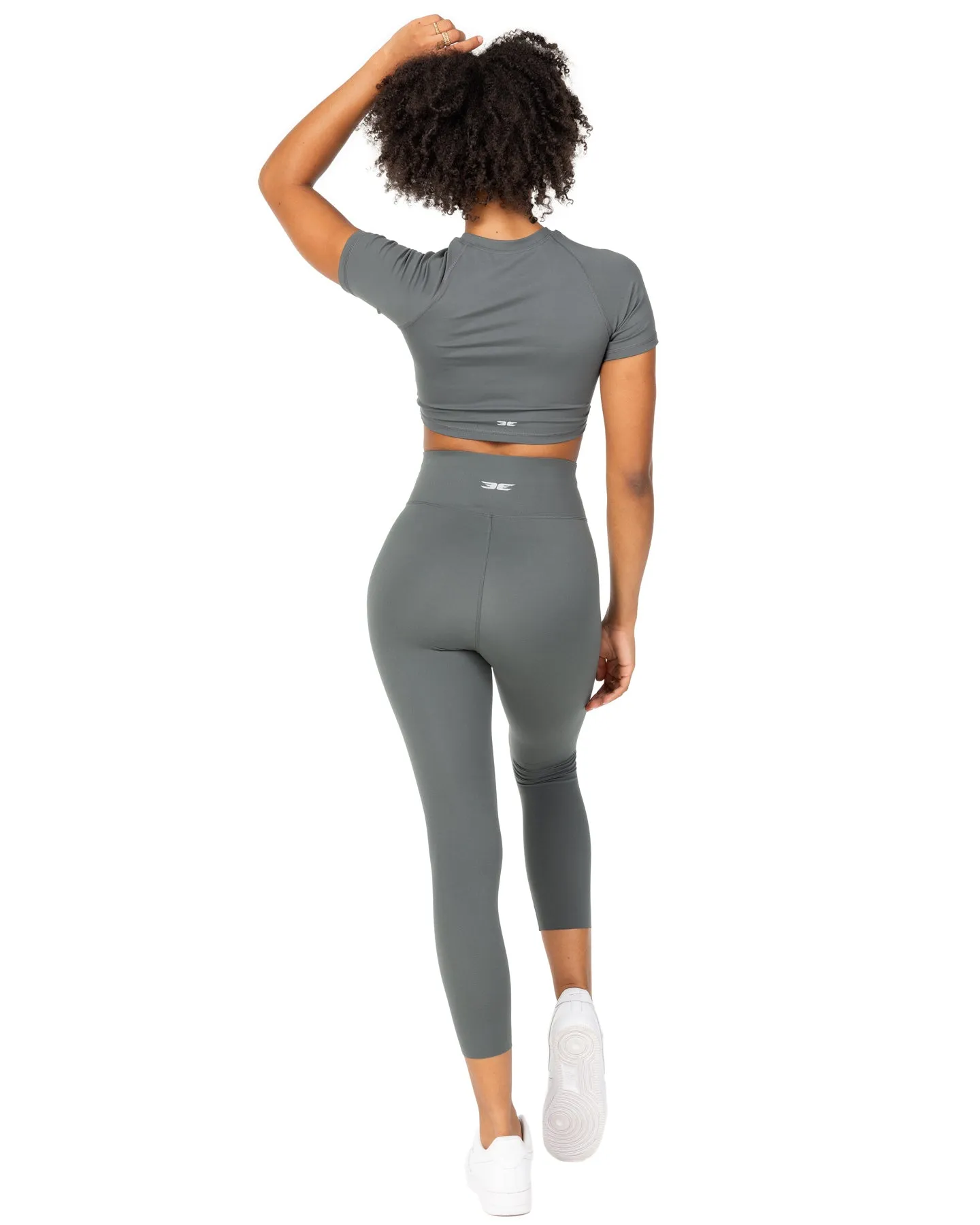 7/8 Aura Bonded Leggings - Cloud Grey sold by Elite Eleven product image thumbnail 5