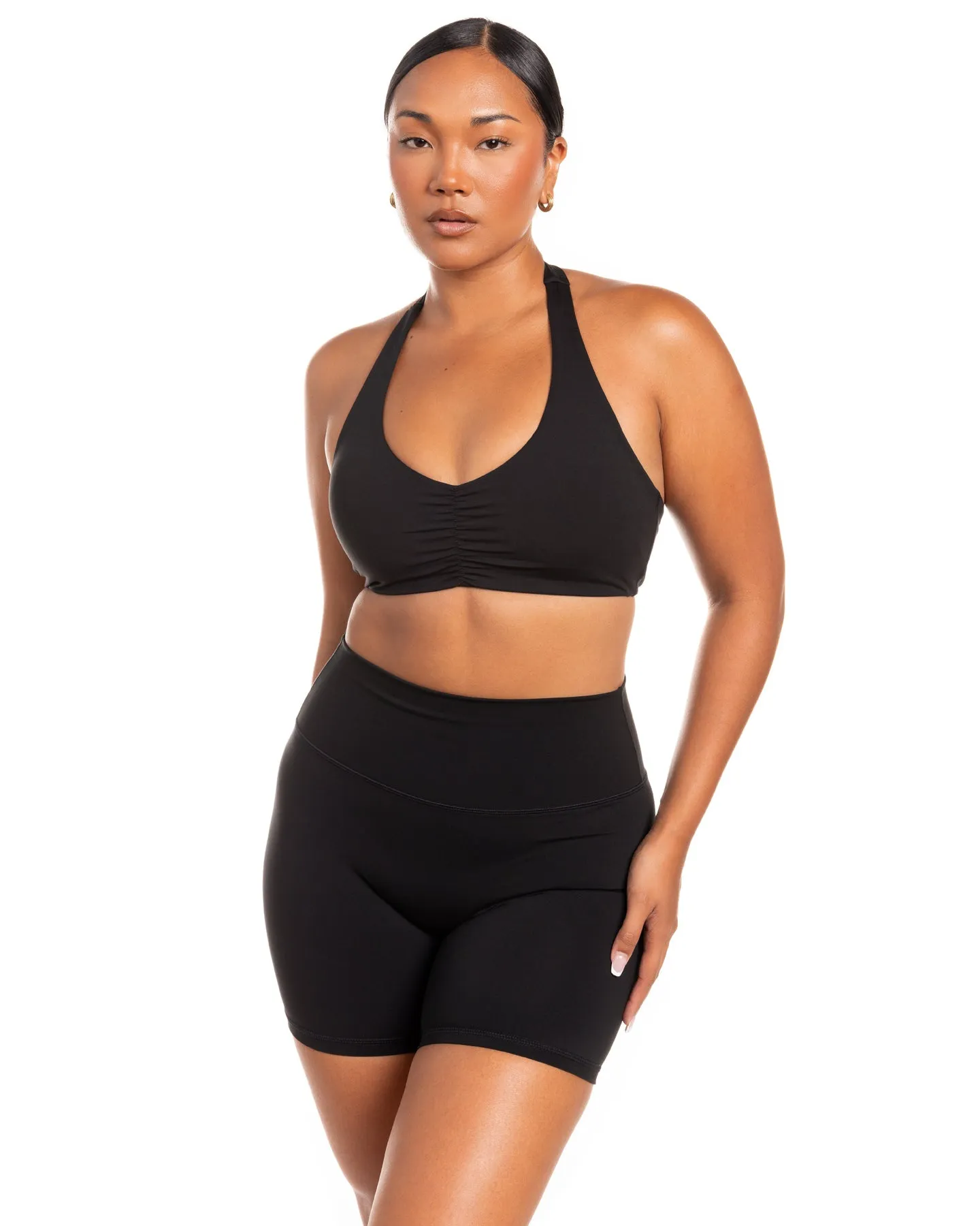 Halter Scrunch Bra - Black sold by Elite Eleven