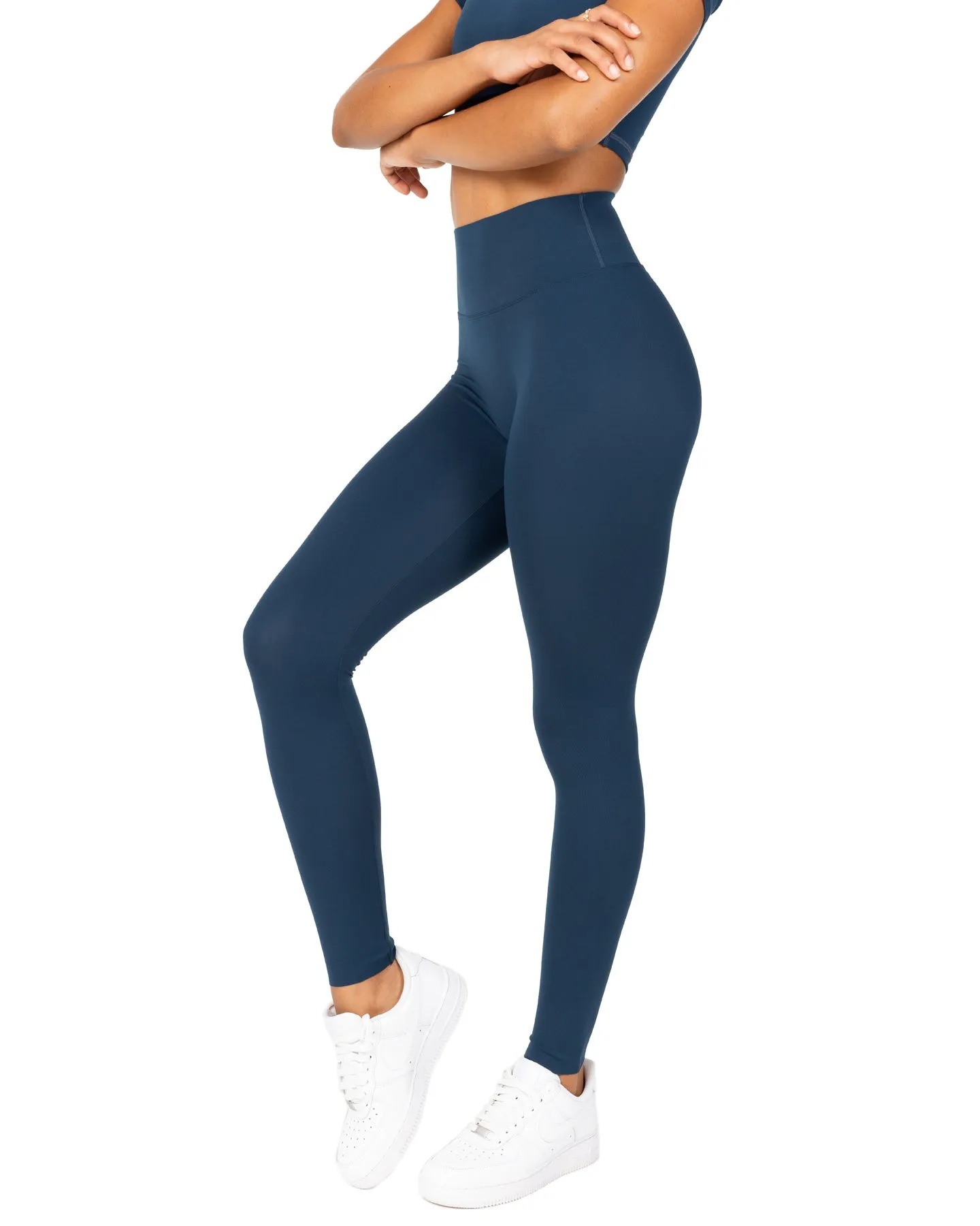 Aura Bonded Leggings - Navy sold by Elite Eleven