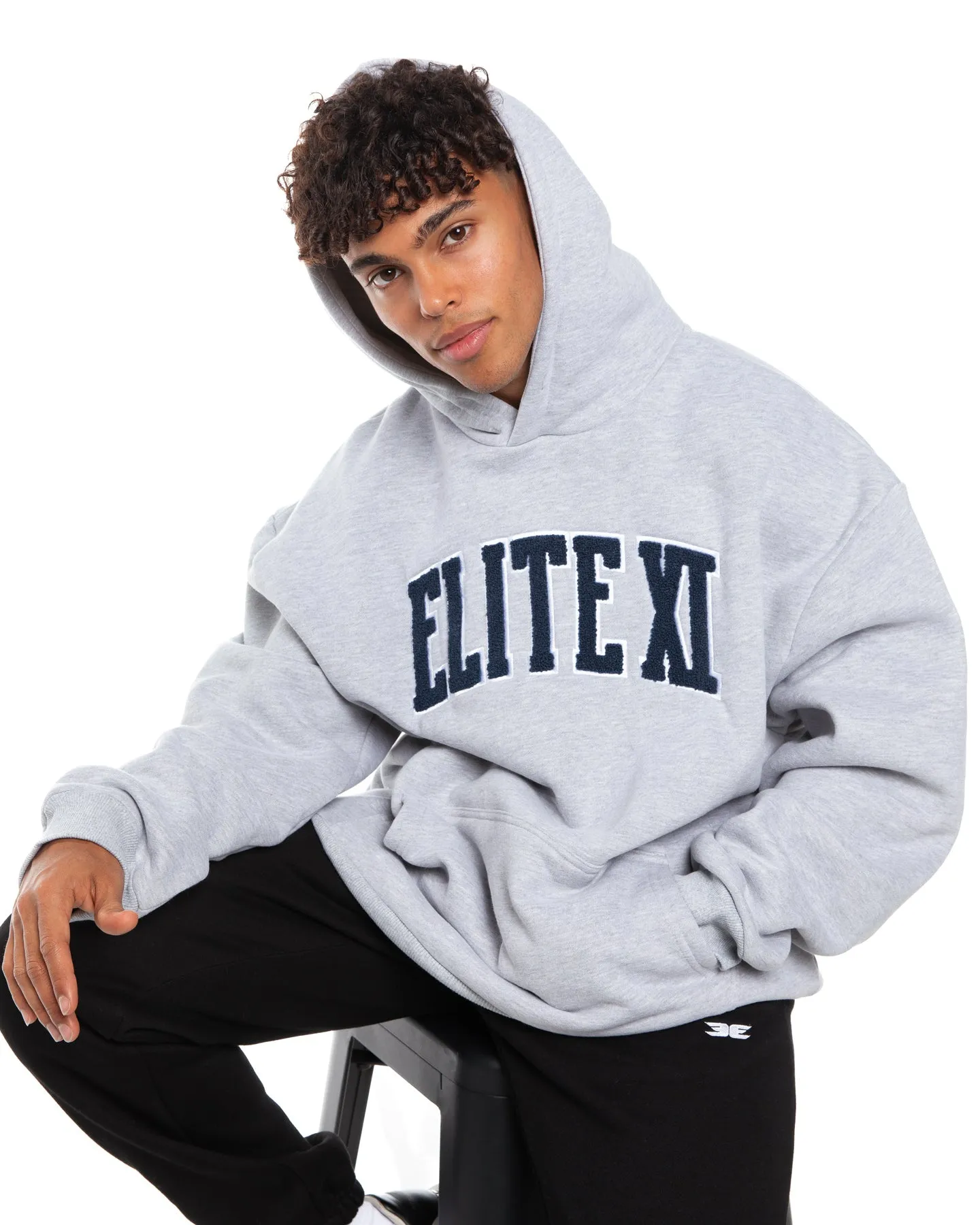 Collegiate Hoodie - Grey sold by Elite Eleven product image thumbnail 4