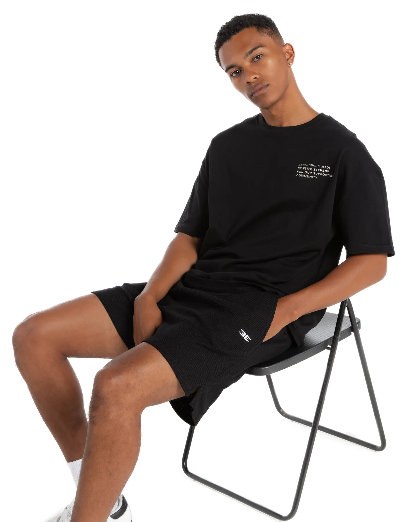Waffle Shorts - Black sold by Elite Eleven product image thumbnail 2