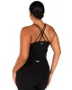 Aura Thin Strap Tank - Black sold by Elite Eleven
