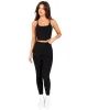 Aura Thin Strap Tank - Black sold by Elite Eleven