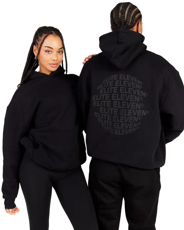 Community Hoodie - Black/Black sold by Elite Eleven