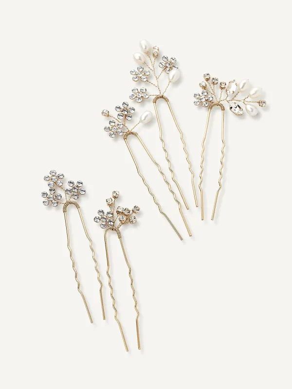Adriana Hair Pins (Set of 5) sold by olive + piper