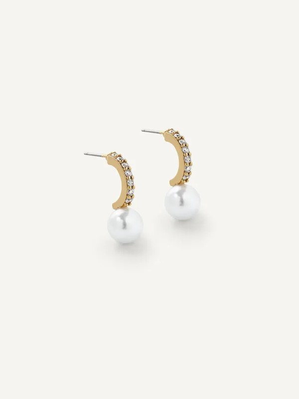 Malia Half Hoops sold by olive + piper