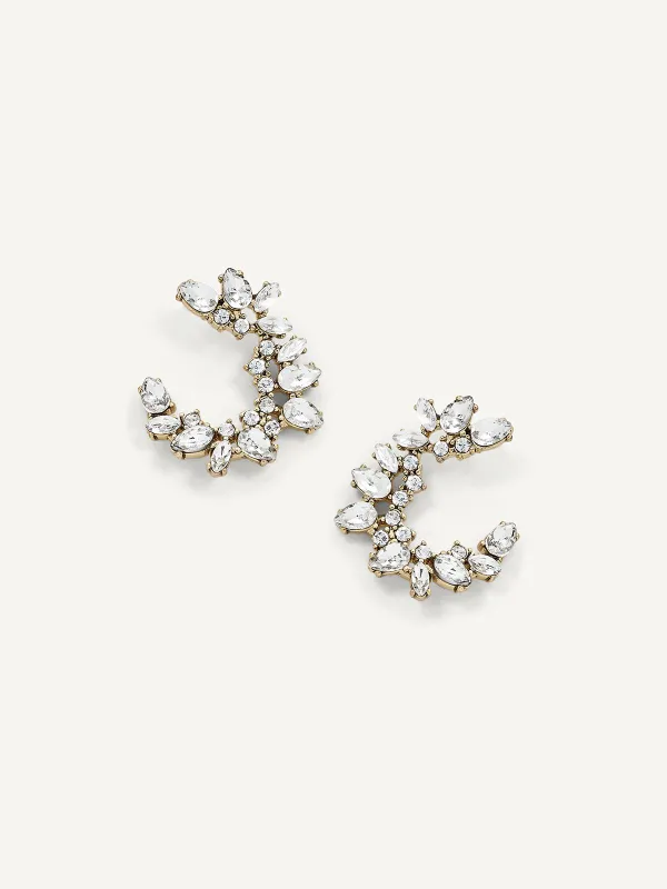 Lupe Crescent Studs sold by olive + piper