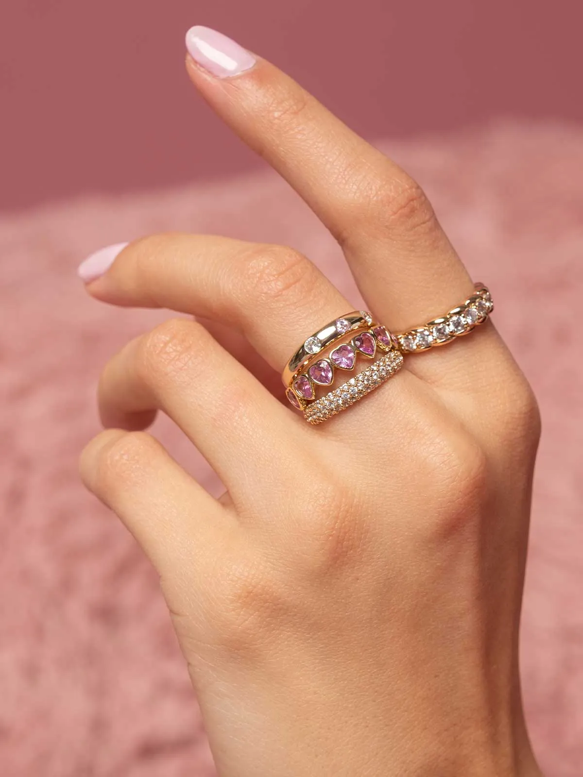Sweetheart Rings (Set of 3) sold by olive + piper product image thumbnail 2