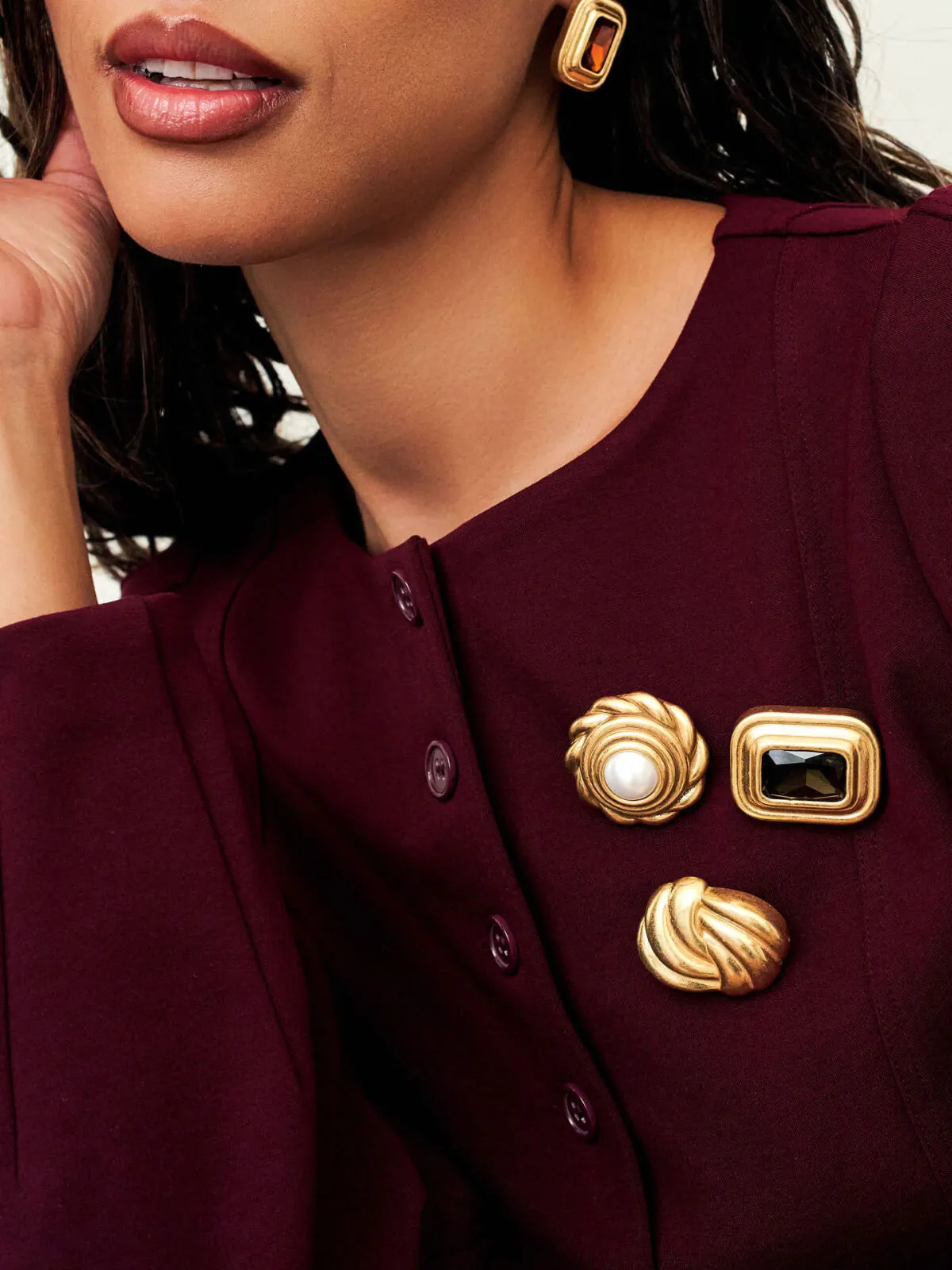 Shalom Brooches (Set of 3) sold by olive + piper product image thumbnail 2