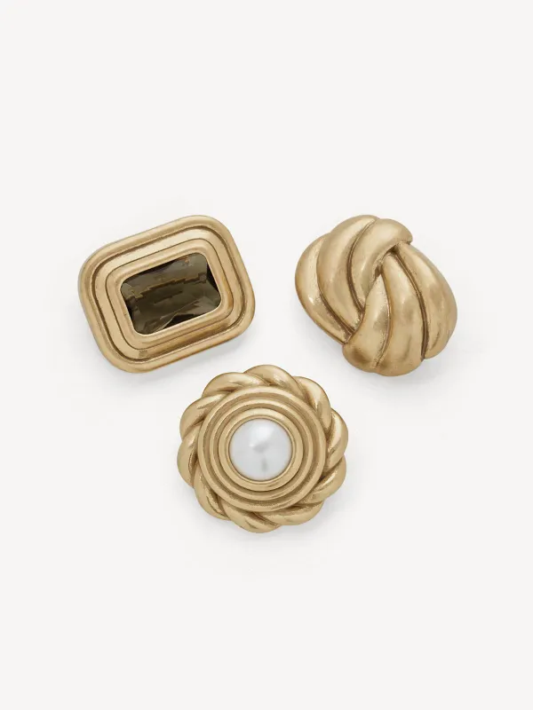 Shalom Brooches (Set of 3) made by olive + piper