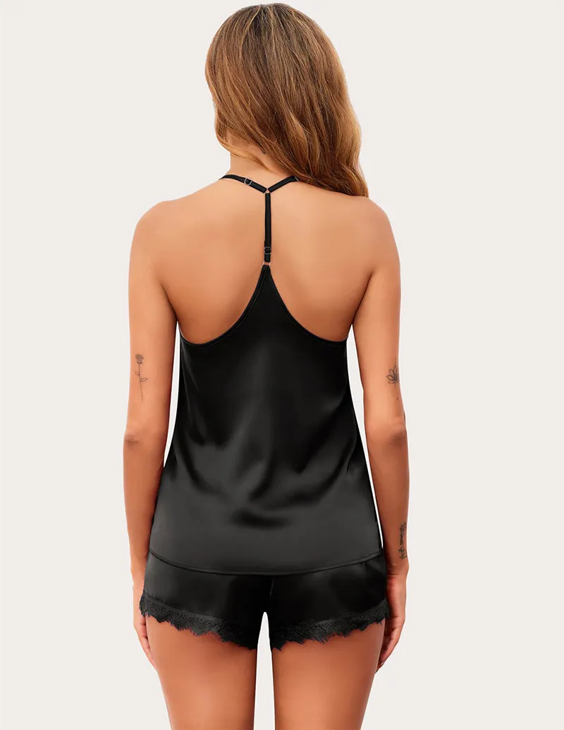 Ekouaer Satin Cami Pajama Set (US Only) sold by Sailvan Times product image thumbnail 2