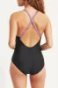 Sofia Criss-Cross Strap Back One-piece Swimsuit in Black - FINAL SALE sold by Hermoza