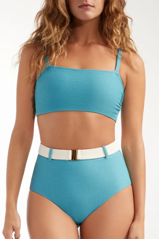 Lucia Square Neck Two-Piece Bikini Top sold by Hermoza