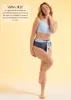 Gianna One Shoulder Two-Piece Bikini Top in Blue sold by Hermoza
