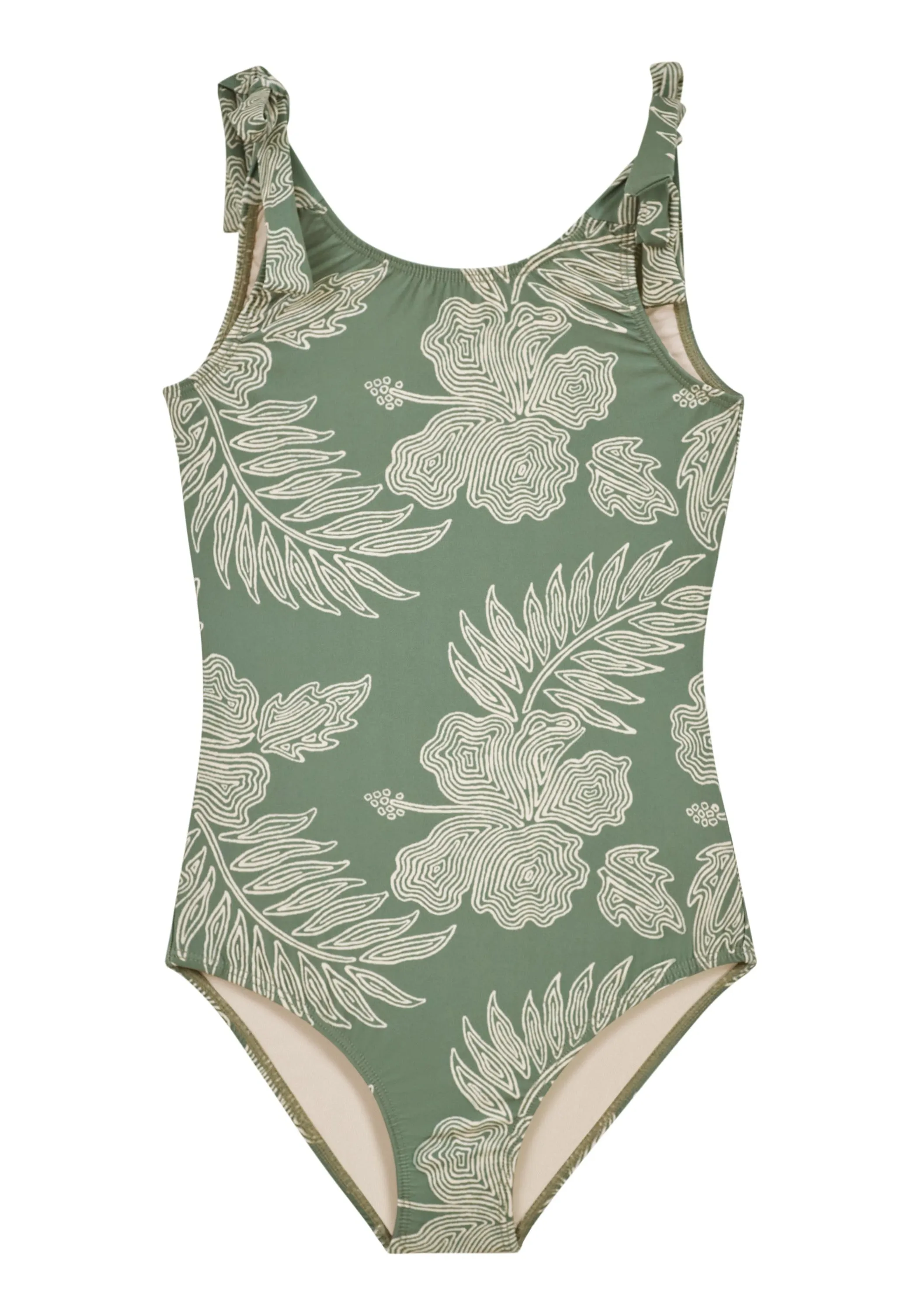 Little Britt Tie Strap One-Piece Swimsuit sold by Hermoza