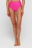 Vanessa Two-Piece High Waisted Reversible Swimsuit Bottom in Pink sold by Hermoza