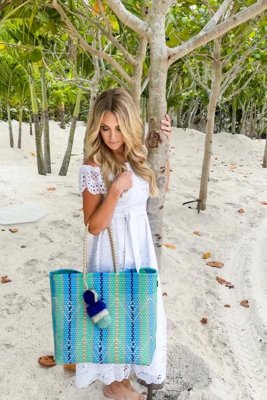 Harbor View Large Tote by Squeeze de Citron sold by Hermoza