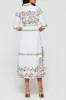 Francesca Collared Belted Maxi Dress sold by Hermoza