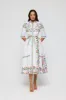 Francesca Collared Belted Maxi Dress sold by Hermoza