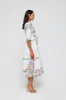 Francesca Collared Belted Maxi Dress sold by Hermoza