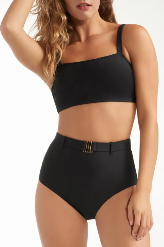 Lucia Square Neck Two-Piece Bikini Top sold by Hermoza